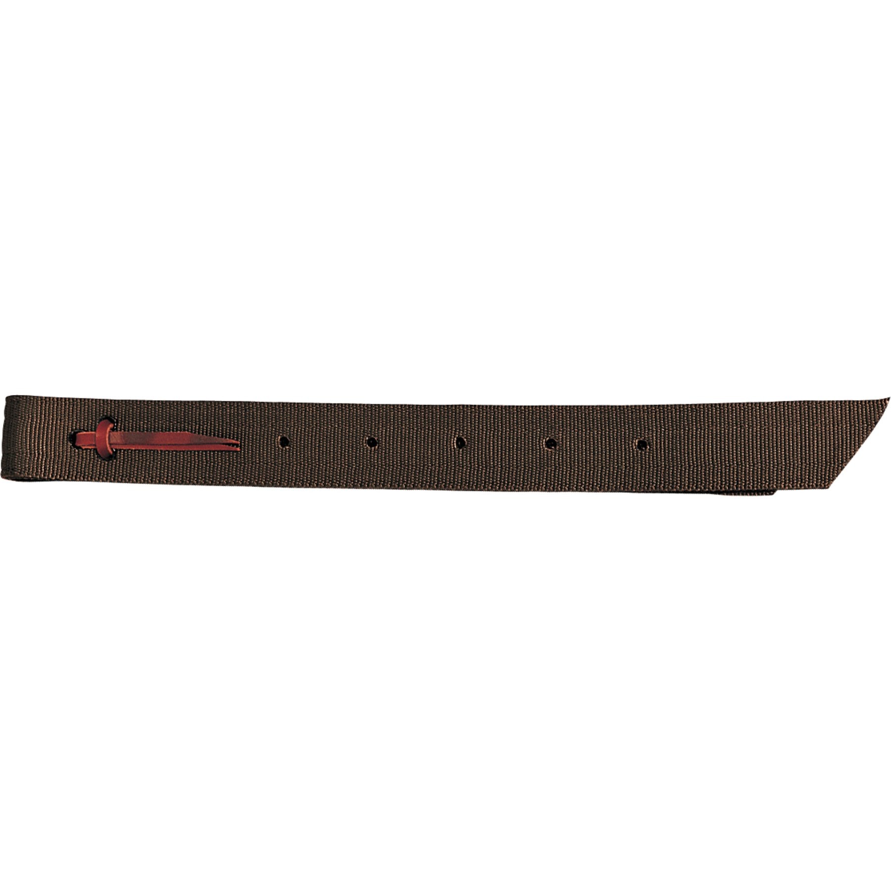 Weaver Equine Doubled & Stitched Nylon Off Billet Horse Girth, Brown, 1 3/4 x 39-in