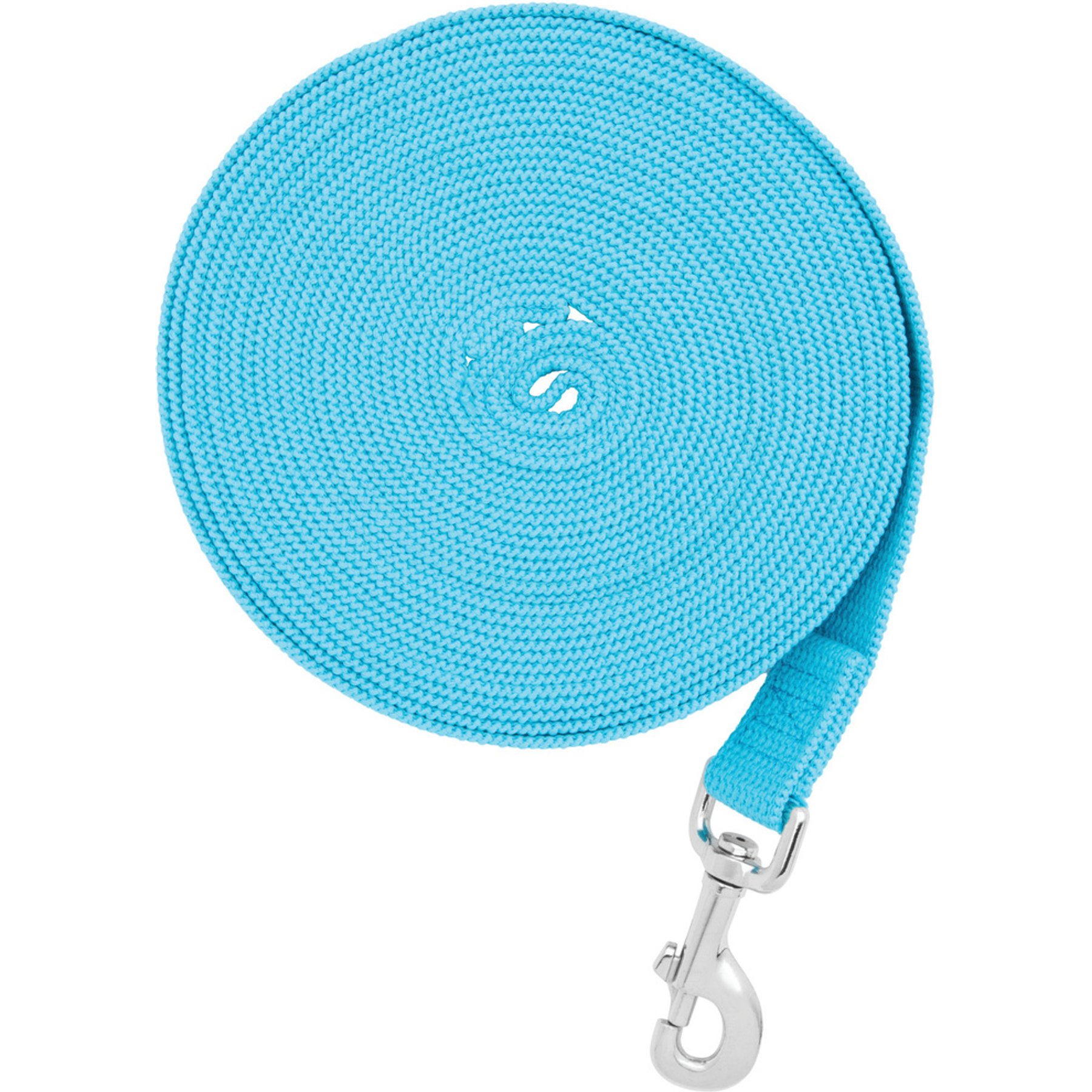 Weaver Equine Flat Cotton Horse Lunge Line, Hurricane Blue
