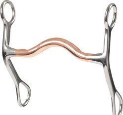 Weaver Equine All Purpose Curb Medium Port Copper Mouth Horse Bit, 5-1/2-in slide 2 of 8