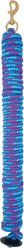 Weaver Equine Rounded Cotton Horse Lead Lunge Line, Blue/Purple/Hurricane Blue slide 1 of 9