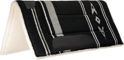 Weaver Equine Acrylic Saddle Pad, Black/Gray