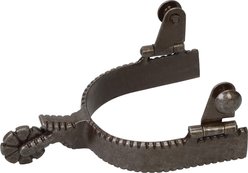 Weaver Equine Ladies' Western Horse Spurs with Plain Buffed Brown Band