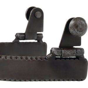 Weaver Equine Ladies' Western Horse Spurs with Plain Buffed Brown Band