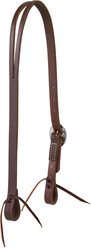 Weaver Equine Working Tack Single-Ply Browband Horse One Ear Headstall, Golden Chestnut