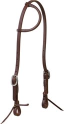 Weaver Equine Working Tack Single-Ply Browband Horse One Ear Headstall, Canyon Rose