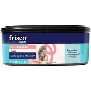 Frisco Cat Litter Disposal System Jumbo Refill, Compatible to Litter Genie Systems, 21-ft, 1 count
