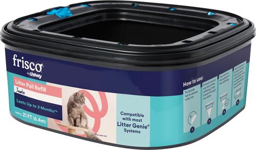 Show full view: Frisco Cat Litter Disposal System Jumbo Refill, Compatible to Litter Genie Systems, 21-ft, 1 count slide 2 of 8