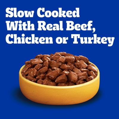 Show full view: Pedigree High Protein Variety Pack Adult Dog Wet Food Pouches, 3.5-oz pouches, 18 count slide 5 of 10