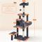 Show in main carousel: Yaheetech 57-in Cat Tree for Indoor Cats, Medium, Dark Gray slide 3 of 10