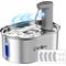 Show in main carousel: Petlipo Cordless Stainless Steel Cat Water Fountain, 3.2-l slide 1 of 10