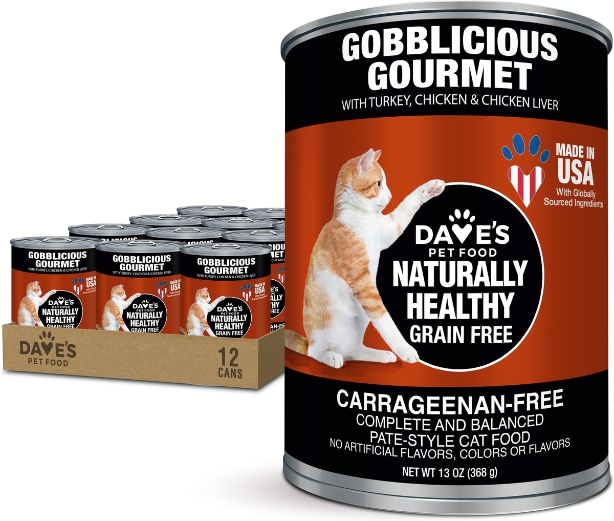 DAVE'S PET FOOD Naturally Healthy Gobblicious Gourmet Grain-Free