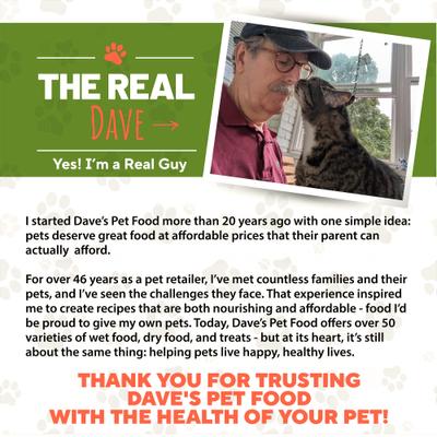 Show full view: Dave's Pet Food Naturally Healthy Farmyard Fowl Chicken & Duck Recipe Grain-Free Canned Wet Cat Food, 5.5-oz can, case of 24 slide 10 of 12