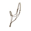 Weaver Equine Silvertip No. 95 Rope Horse Halter with Clip, Black/Tan