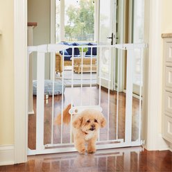 MyPet Wide Walk Through EasyPass Pet Gate, 30" High - White