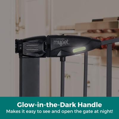 Show full view: MyPet Wide Deco EasyPass Pet Gate, 30" High - Graphite slide 8 of 11