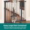 Show in main carousel: MyPet Wide Deco EasyPass Pet Gate, 30" High - Graphite slide 3 of 11