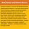 Show in main carousel: Pedigree Chopped Ground Dinner Beef, Bacon & Cheese Flavors Adult Wet Dog Food, 3.5-oz pouch, case of 16 slide 7 of 12