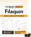 Nutramax Filaquin Anal Gland & Digestive Health Peanut Butter Flavored Soft Chew Supplement for Dogs, 90...