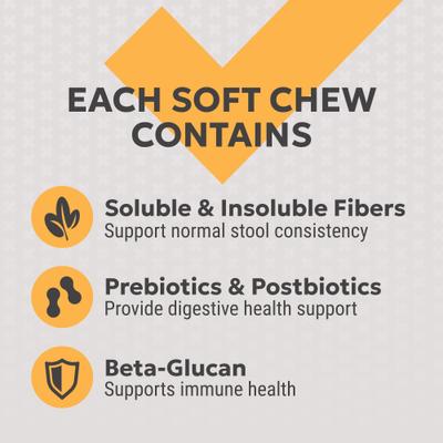 Show full view: Nutramax Filaquin Anal Gland & Digestive Health Peanut Butter Flavored Soft Chew Supplement for Dogs, 90 count slide 4 of 13