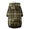 Show in main carousel: Pet Passion Rocky II Extra Comfy Plaid Dog Hoodie, Olive Chesterfield, Medium slide 2 of 8