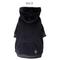 Show in main carousel: Pet Passion Cooper II - The Velour Solid Dog Hoodie, Black, XX-Small slide 2 of 9