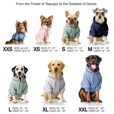 Show full view: Pet Passion Cooper II - The Velour Solid Dog Hoodie, Pink, Large slide 8 of 10