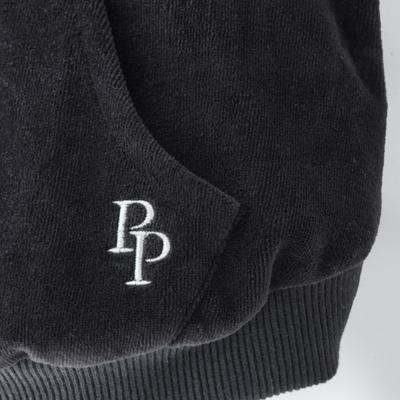 Show full view: Pet Passion Cooper II - The Velour Solid Dog Hoodie, Black, XX-Small slide 5 of 9