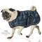 Show in main carousel: Pet Passion Breeze II The Windbreaker Watch Plaid Waterproof Dog Coat, Black, Large slide 3 of 5