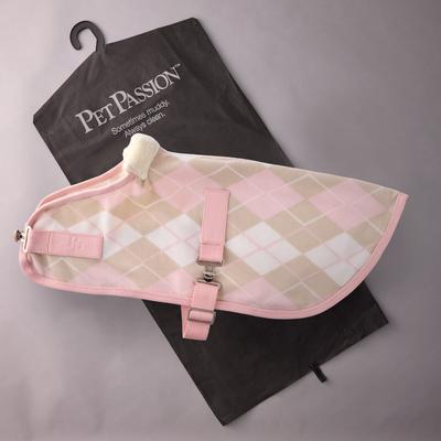 Show full view: Pet Passion Preston II The Polar Fleece Dog Coat, Pink, Small slide 7 of 8