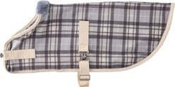 Pet Passion Preston II The Polar Fleece Dog Coat, Gray Chesterfield, Medium