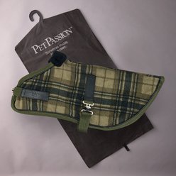 Pet Passion Preston II The Polar Fleece Dog Coat, Olive Chesterfield, X-Large slide 2 of 7