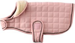 Pet Passion Roxy The Crystal Bling Dog Coat, Blush, Small