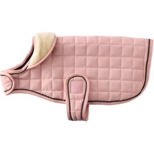 Pet Passion Roxy The Crystal Bling Dog Coat, Blush, Large