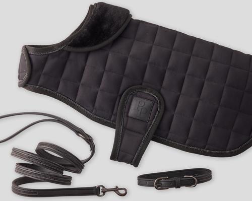 Show full view: Pet Passion Roxy The Crystal Bling Dog Coat, Black, XX-Small slide 6 of 10