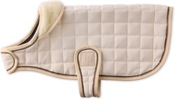 Pet Passion Roxy The Crystal Bling Dog Coat, Alabaster, Small