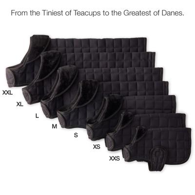 Show full view: Pet Passion Roxy The Crystal Bling Dog Coat, Black, XX-Small slide 7 of 10