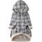 Show in main carousel: Pet Passion Rocky II Extra Comfy Plaid Dog Hoodie, Gray Chesterfield, XX-Large slide 3 of 8