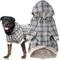Show in main carousel: Pet Passion Rocky II Extra Comfy Plaid Dog Hoodie, Gray Chesterfield, XX-Large slide 1 of 8