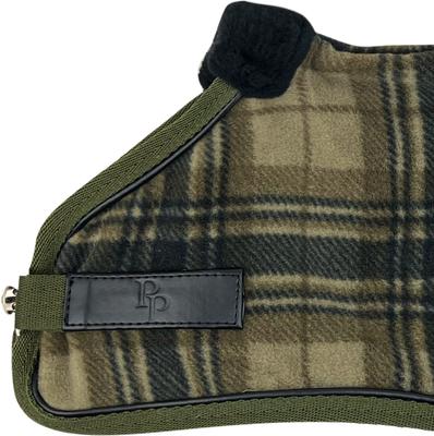 Show full view: Pet Passion Preston II The Polar Fleece Dog Coat, Olive Chesterfield, Large slide 5 of 9