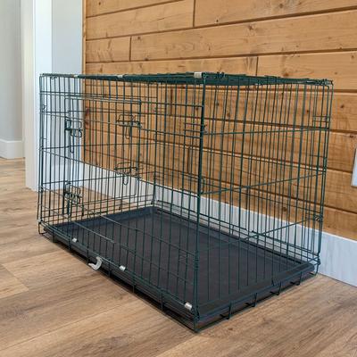 Show full view: Dig Defence Dog Crate, Green, 36 inch slide 4 of 6