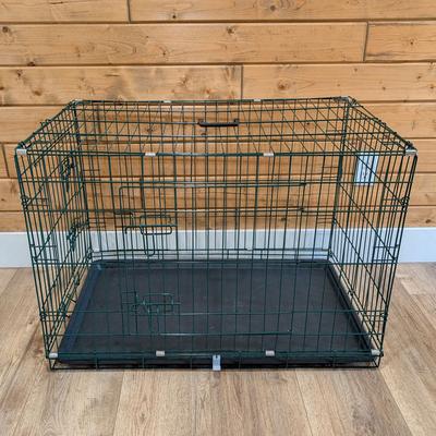 Show full view: Dig Defence Dog Crate, Green, 36 inch slide 3 of 6