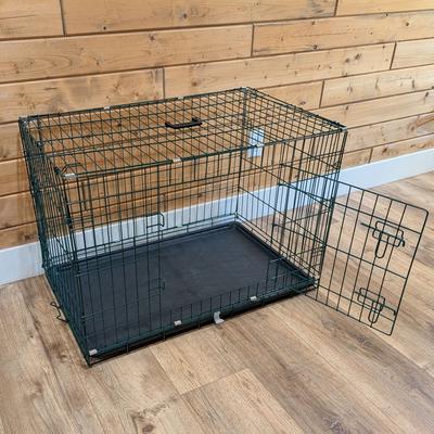 Show full view: Dig Defence Dog Crate, Green, 36 inch slide 5 of 6