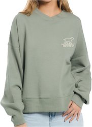 BUDDY BY THE SEA Merry & Bright Crewneck Sweatshirt, Large slide 2 of 2
