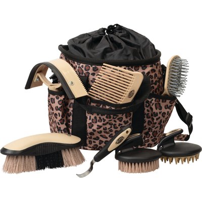 Weaver Equine Weaver Equine 7-piece Grooming Kit, Leopard