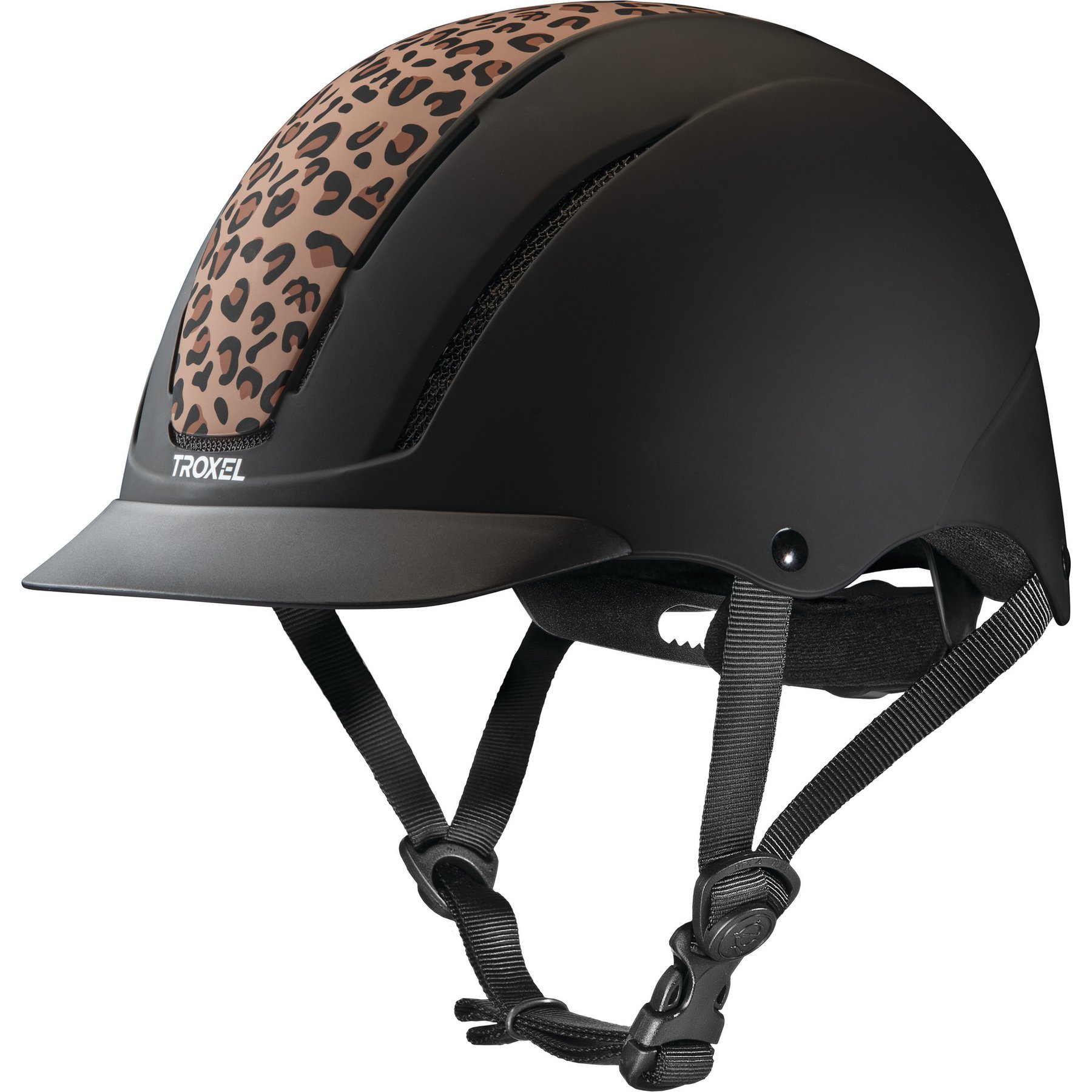 Troxel Spirit Horse Riding Helmet, Sahara Leopard, Small