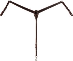 Weaver Equine Buffalo Leather Contoured Horse Breast Collar, Burgundy slide 2 of 9