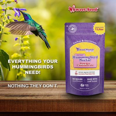 Show full view: Sweet-Nectar Powder Hummingbird Food, Clear, 8-oz bag slide 4 of 9
