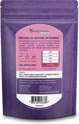 Show full view: Sweet-Nectar Powder Hummingbird Food, Clear, 32-oz bag slide 2 of 9