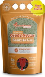 Sweet-Nectar Ready-To-Use Oriole Food, Clear, 50.7-fl oz bag