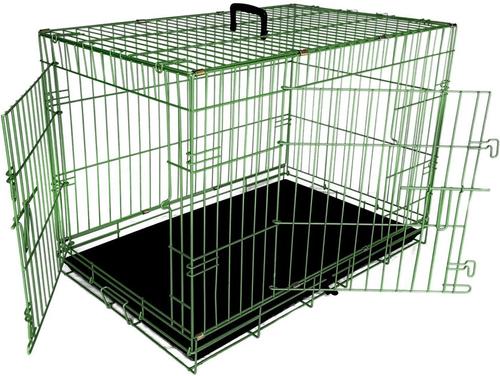 DIG DEFENCE Dog Crate, Green, 36 inch - Chewy.com